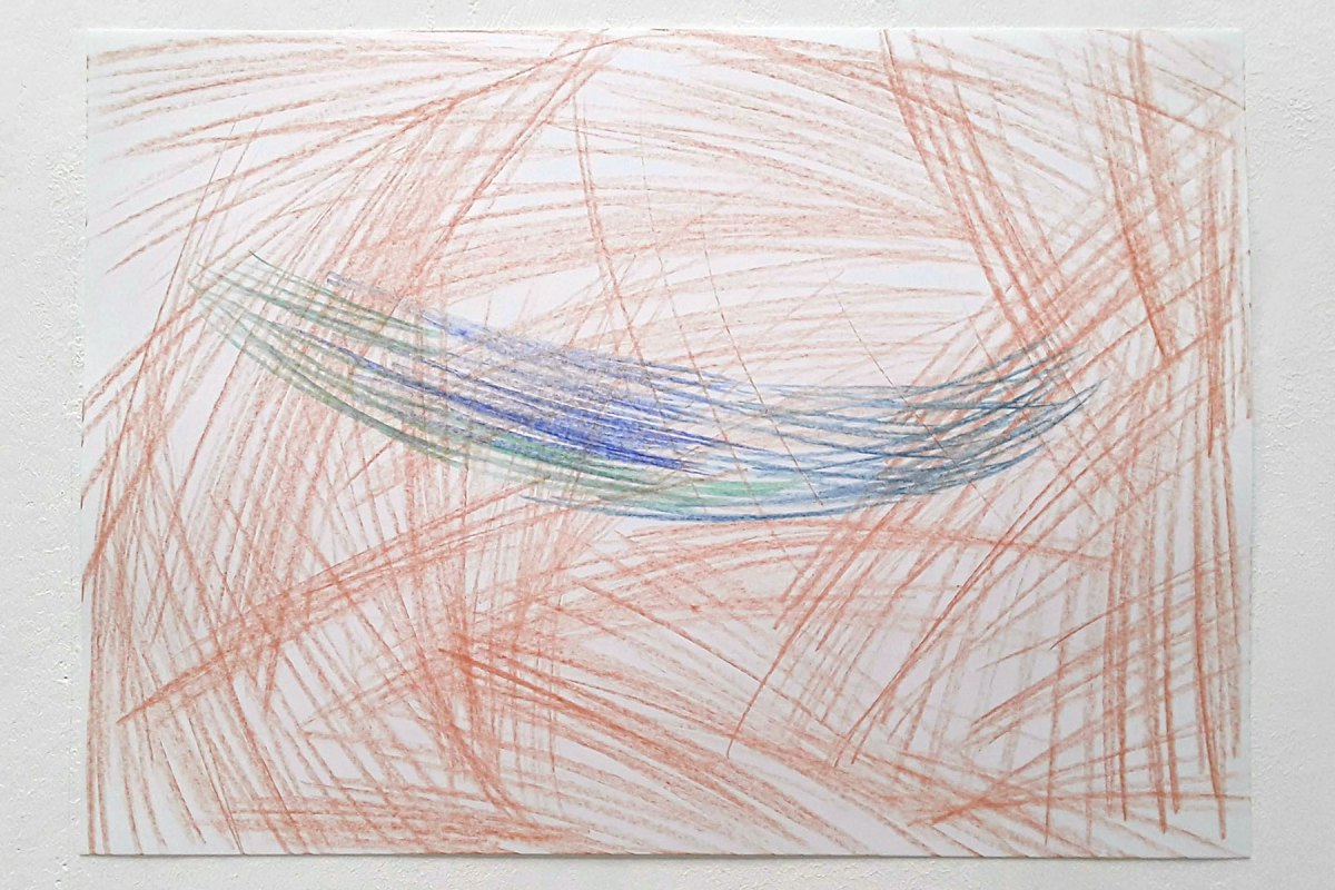 Ulrich Wellmann, 2020, Papier, Buntstift,  29,7 x 42 cm