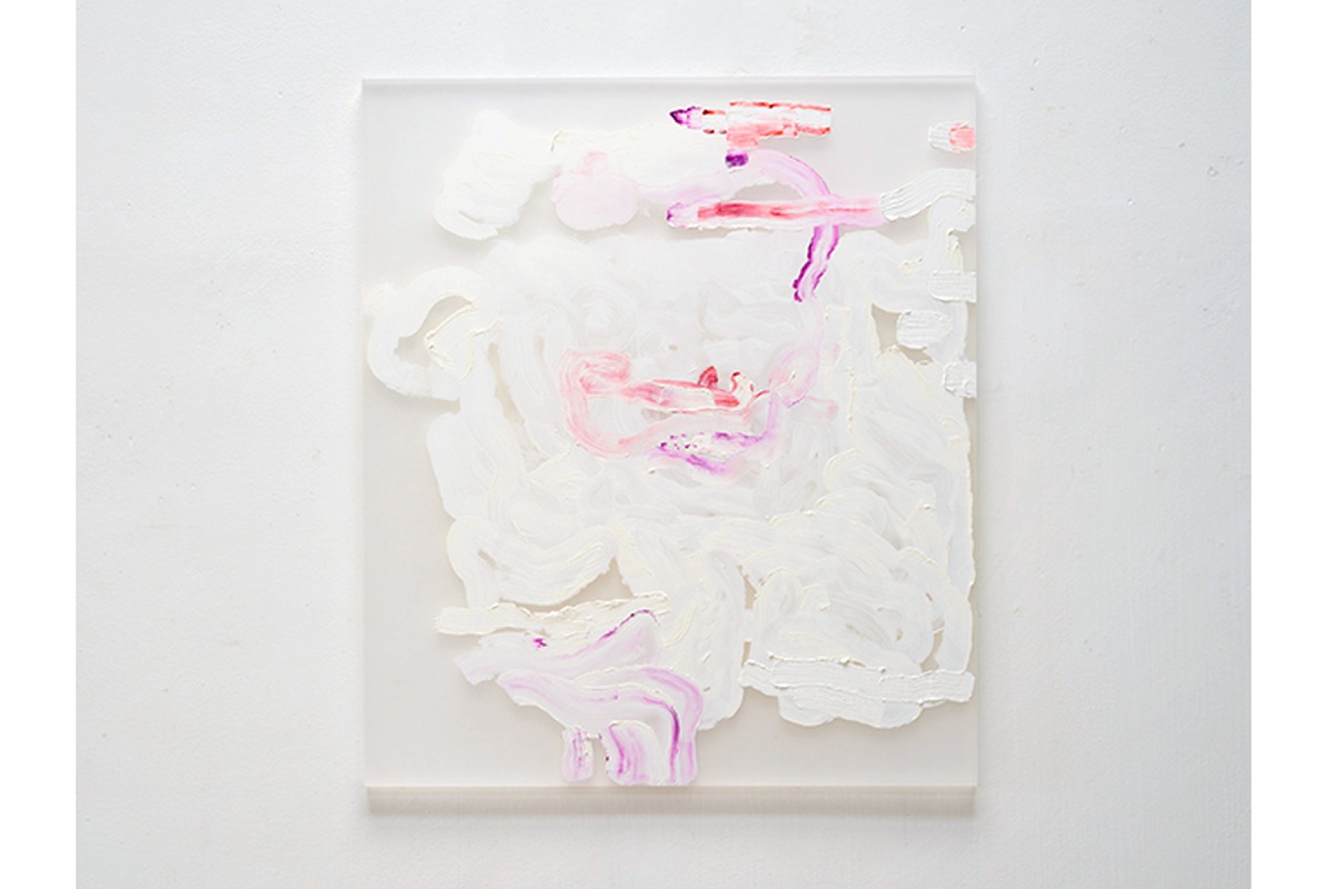 Ulrich Wellmann, 2012, Ölfarbe auf Plexiglas, 86 x 76 cm